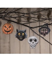 Bethany Lowe by Bonnie Barrett Set of 4 &quot;Halloween Haunts Ornaments&quot; BB0306 - $23.99