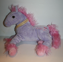 Best Made Horse Purple 2 Pink Hearts I Love You Tush Valentine Plush Stu... - £10.03 GBP