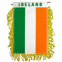 Ireland Flag Mini Banner 3&quot; x 5&quot; - $10.87