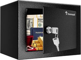 Lightweight Hidden Safe with Classic Key Lock - Perfect for Documents an... - $43.51