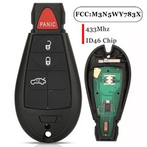 Jingyuqin Remote Car Key 43hz PCF7941 M3N5WY783X For Chrer Town Country  Grand C - £74.24 GBP