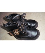 Pink Label Black Double Buckle Boots Sz 5 NEW WITH OUT BOX - $24.60 CAD