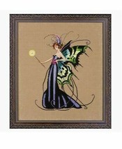 MD122 "August Peridot Fairy" Mirabilia Design Cross Stitch Chart With Embellishm - $34.64