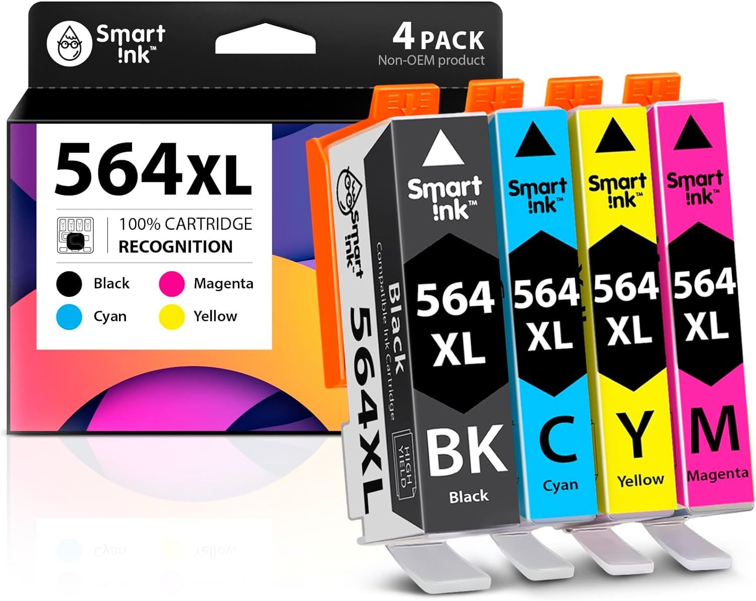 Primary image for Compatible Ink Cartridge Replacement for HP 564 XL 564XL High Yield 4 Combo Pack