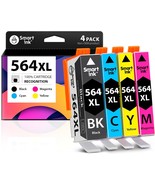 Compatible Ink Cartridge Replacement for HP 564 XL 564XL High Yield 4 Co... - £24.16 GBP