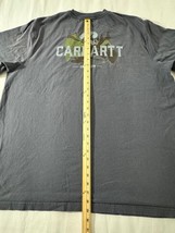 Carhartt TK4615-M Relaxed Fit Men's Gray Cotton Short Sleeve T-Shirt Size 2XL  image 13