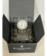 Waterford Crystal Lismore Desk Clock Paperweight - 4&quot; x 3&quot; - Needs Battery - $934.41 MXN