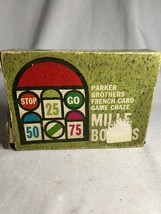 Vintage Parker Brothers MILLE BORNES French Card Game 1960 - £11.74 GBP