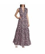 Hannah Artwear Hand Printed Chloe Maxi Dress in Viniti Size 0 US 0-2 new... - $88.11