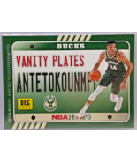 2020-2021 Panini NBA Hoops Giannis Antetokounmpo Vanity Plates Label #9 ... - £1.48 GBP