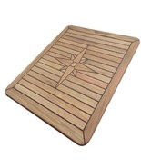 Teak Table Top Square With Nautic Star 650*650/800*800mm Marine Boat RV ... - $5,235.86 MXN