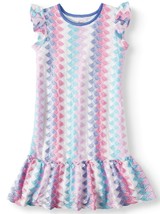 Wonder Nation Girls Knit Lace Peplum Dress Size X-Large (14-16) Urban Re... - £9.81 GBP