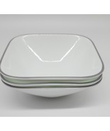 Corelle  Cereal/Soup Square Bowls Grey Rim 22oz 3-Piece - $740.09 MXN