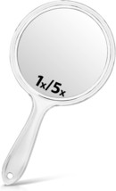 Hand Mirror, Double-Sided 1X/5X Magnifying Mirror with Handle, Acrylic, ... - $285.88 MXN