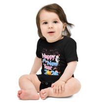 Baby short sleeve one piece happy new year 2024 - $29.25