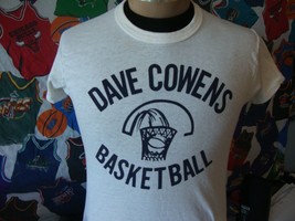 Vintage 70s Dave Cowens Basketball Camp Boston Celtics NBA T Shirt S - £85.77 GBP