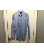 Nordstrom Men&#39;s Shop Trim Fit Wrinkle Free 16 1/2 34-35 Light Blue Long ... - $16.12 CAD