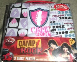 Disney Camp Rock Underwear Panties Pack SIZE-6 Nip - £6.32 GBP