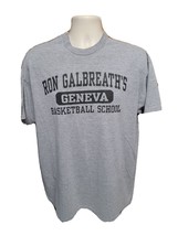 Ron Galbreaths Basketball School Geneva Adult Large Gray TShirt - £11.73 GBP