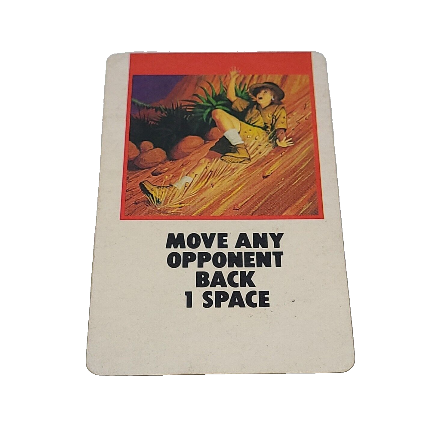Fireball Island 1986 Vintage Original Card- "MOVE ANY OPPONENT BACK 1 SPACE" - £7.82 GBP