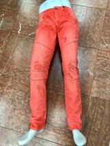 Men&#39;s Orange Ripped Fashion Pants - $129.00