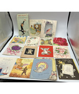 Cards 15 Birthday Greeting Cards Variety Styles Sizes Various Man. 1930-40s - £13.20 GBP