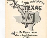 On Stage Best Little Whorehouse in Texas Entermedia Theatre New York 1978 - $13.86