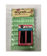 Wilhold Magnetic Hair Rollers 18 Green Medium 20 Pins Clips Vintage Beau... - $354.79 MXN