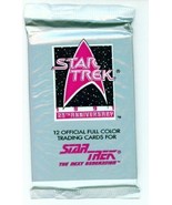 1991 Star Trek 25th Anniversary Trading Cards Series 1 Unopened Pack 5 p... - $4.00