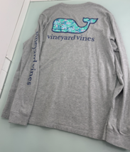 Vineyard Vines T Shirt Large L Men Long Sleeve Starfish Turtle Coral Sea... - $19.77