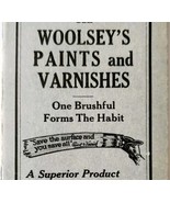 1932 Woolsey&#39;s Paint &amp; Varnish Mini Grid Notebook Booklet With Calendar ... - $41.15 CAD