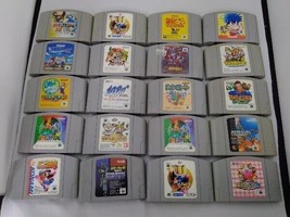 【Lot 20 set】Nintendo 64 N64 Game soft Software kaby mario Japanese fedex 6727 - £70.95 GBP