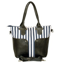 [Blue Danube] Fantasy Blue Double Handle Satchel Bag Handbag - £25.45 GBP