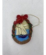 Nova Scotia Sail Boat Christmas  Ornament Resin - £8.24 GBP