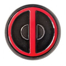 Marvel Comics Deadpool Eyes Logo Colored Metal Pewter Lapel Pin NEW UNUSED - $9.42 CAD