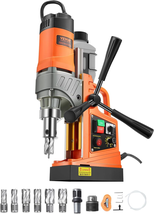 1450W Motor 2 in Boring Diameter, 2878 Lbf Portable Electric Mag Drill P... - $506.63