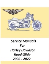 2006 - 2022 Harley Davidson Road Glide Touring Models Service Manual  - £22.08 GBP