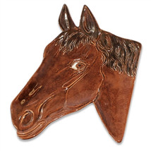 Brown Horse VDC99 Filly Ceramic Shaped Jewelry Trinket Tray Dish 10.13&quot; L - £19.78 GBP