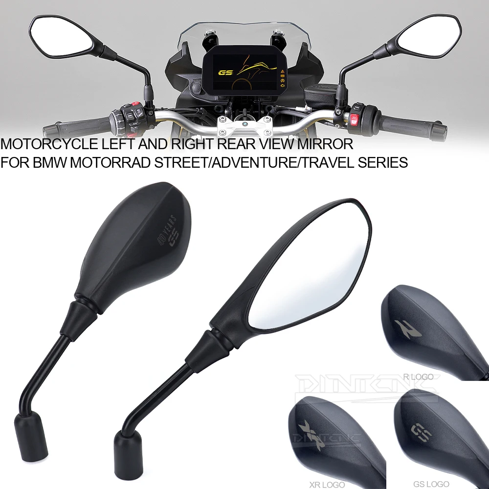 Motorcycle Rear View Mirror For BMW R1200 R1250GS F650 F750 F850 F700 F800 G310 - £27.59 GBP+