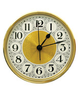 Clock Insert 3-7/8″ Front - 2-15/16&quot; Back- Fancy Dial, Arabic Numbers MF... - $14.65