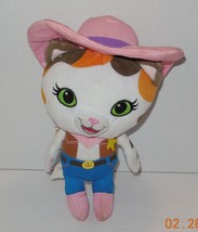 Disney Junior Jr. Sheriff Callie Wild West 9&quot; Stuffed Animal Plush Toy Cat - £11.64 GBP