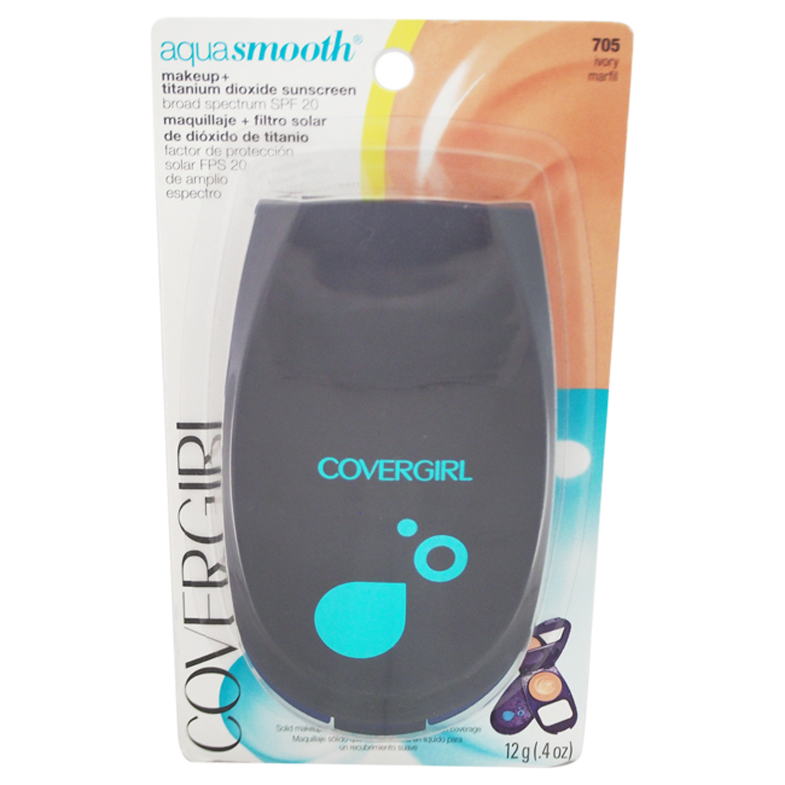 Aqua Smooth Compact Foundation SPF 20 - 705 Ivory - $8.30