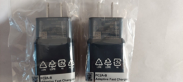 Lot of 2 Travel Adaptive Fast Charging Wall Plug Charger. model FC2A-B. Lot of 2 - £10.27 GBP