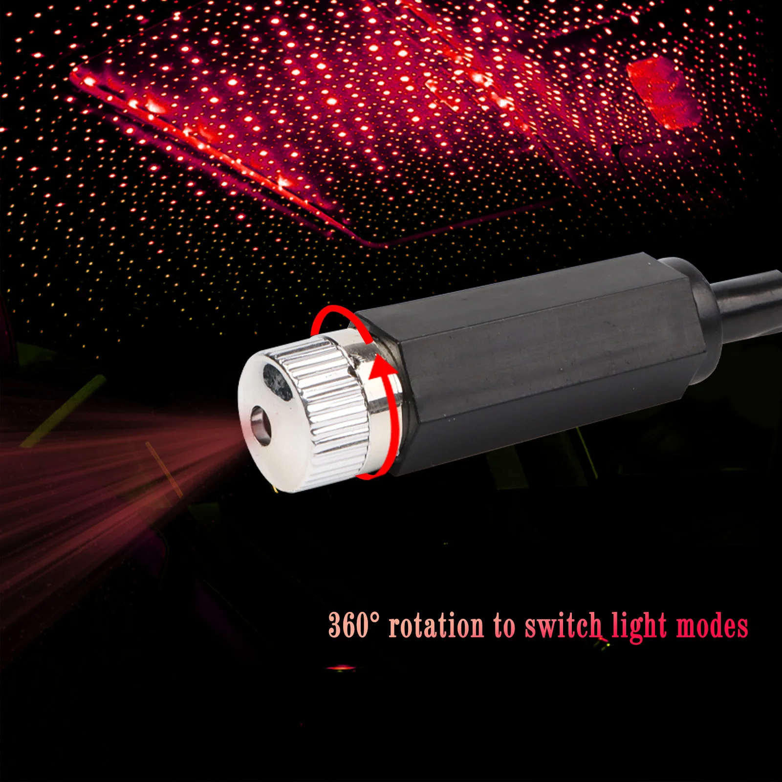 Play Romantic Mini Led Car Roof Star Night Light Projector Atmosphere Galaxy Lig - £23.64 GBP