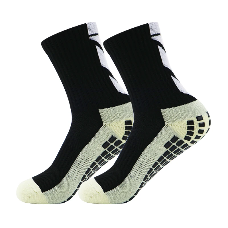 Sporting 10 Colors Anti Slip Non Slip Suction Grip Football Socks Cotton Sportin - £23.51 GBP