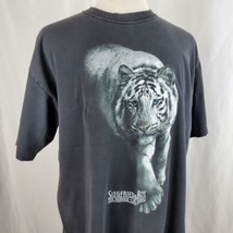 Vintage Siegfried &amp; Roy White Tiger The Mirage Las Vegas T-Shirt XL Two Sided - $27.99