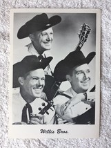 Willis Brothers 5&quot; X 7&quot; B/W Fan Club Photo - 60&#39;s - Country Music / Opry Legends - £7.57 GBP