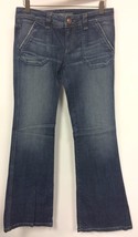 NEW Level 99 Anthropologie Vintage Style Copper Button Flare Leg Jeans Size 27 - £11.55 GBP