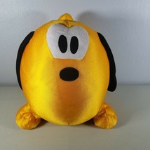 Pluto Plush Bean Bag Dog Disney World 12&quot; Tall Disneyland - $10.96