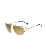 Versace Aviator Unisex Sunglasses VE2202 1410/73 Gold / Light Brown Lens... - $153.45